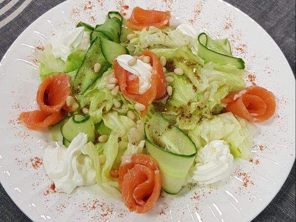 Пельменьок - Салат Филадельфия