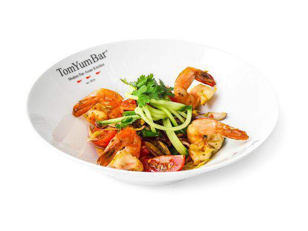 TomYumBar - Салат Лемонграсс с королевскими креветками