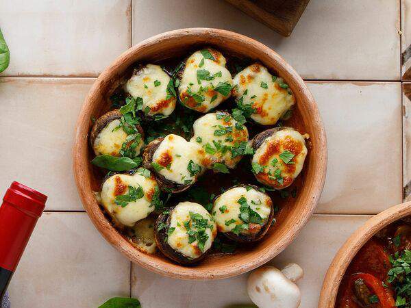 Хачо и Пури - Запеченные шампиньоны с сыром