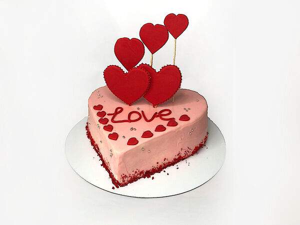 Gost Food - Торт Пломбирное сердце вишня-малина