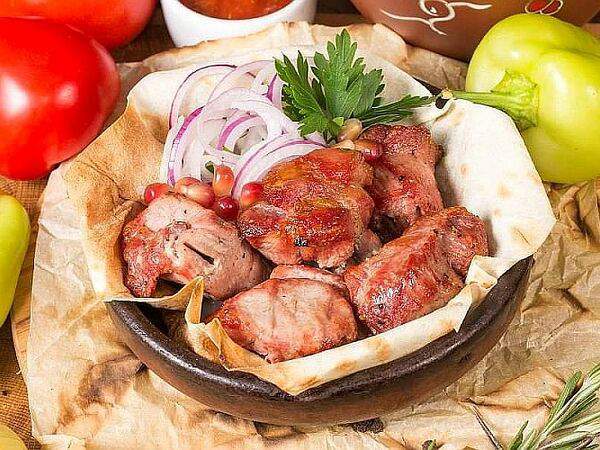 Мушмула - Шашлык из свинины