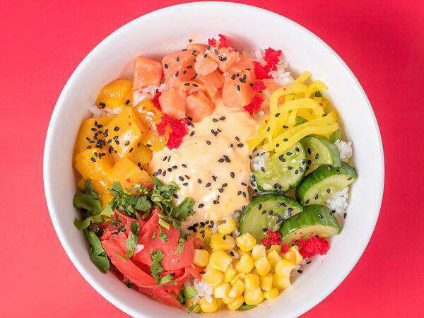 Kung Pho - Поке с лососем