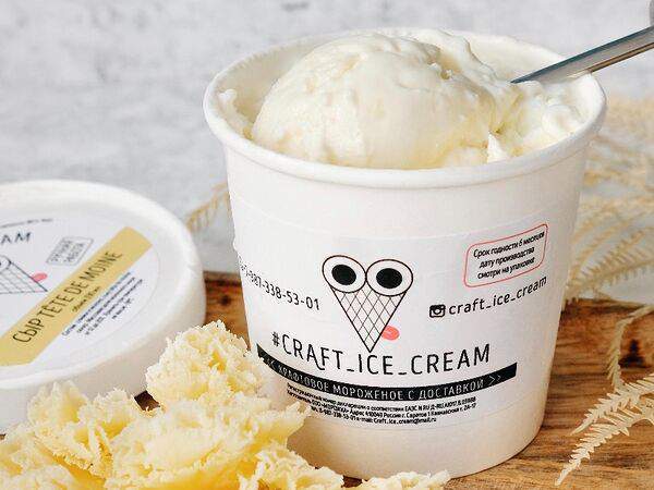 Craft Ice Cream - Мороженое Сыр Tete de Moine