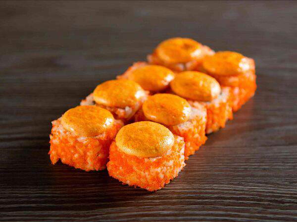 Едакратия - Запеченный спайси ролл с окунем