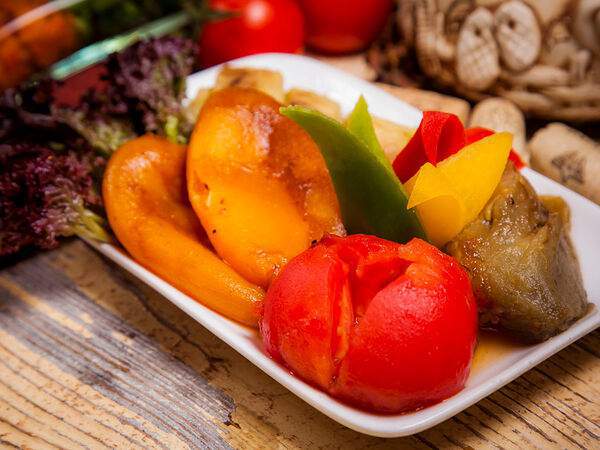 Оджахури - Овощи, запеченные на мангале