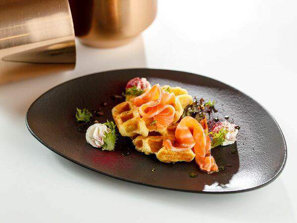 ЛайкиПарк - Картофельные вафли с лососем