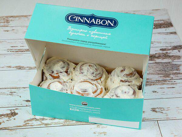 Синнабон - СиннаПак 6 булочек классических