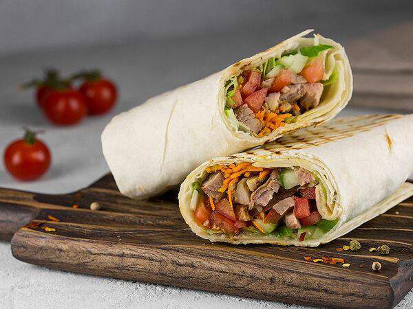 Супер пицца плюс - Шаурма с шашлыком из свинины