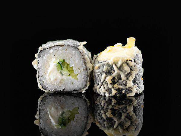 Cити ролл - Ролл огурцом и сыром темпура