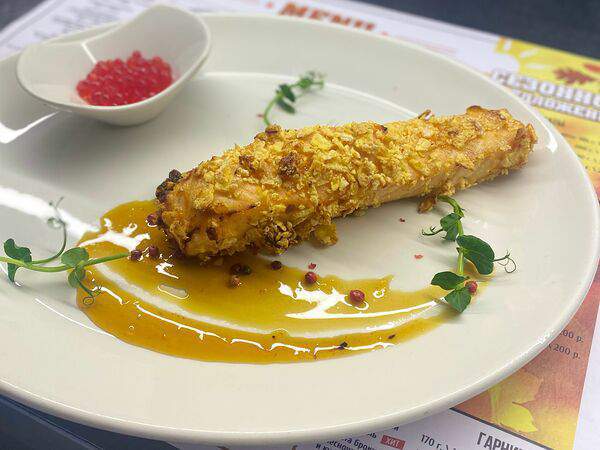 Чемодан - Филе лосося в хрустящей панировке