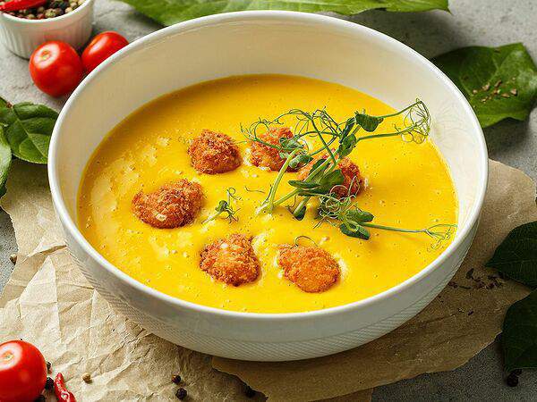 Вэлфед - Сырный суп с сырными шариками