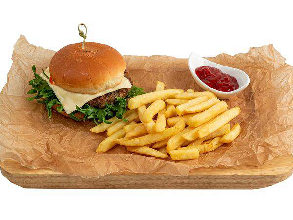 Кадриль - Мини-бургер с картошечкой фри