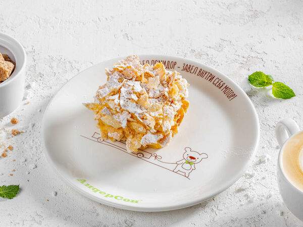 АндерСон - Торт Наполеон с карамелизованной грушей