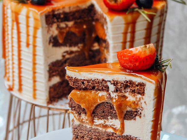 2A Concept. Coffee, Cake & Shop - Торт Эрл Грей с соленой кокосовой карамелью