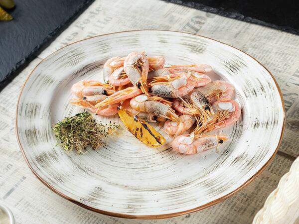 Бар Стакан - Креветки отварные с лимоном