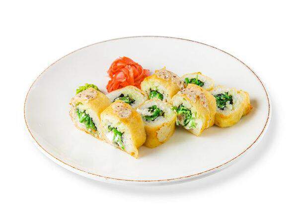 Грандъ буфетъ - Горячий ролл с лососем и чукой