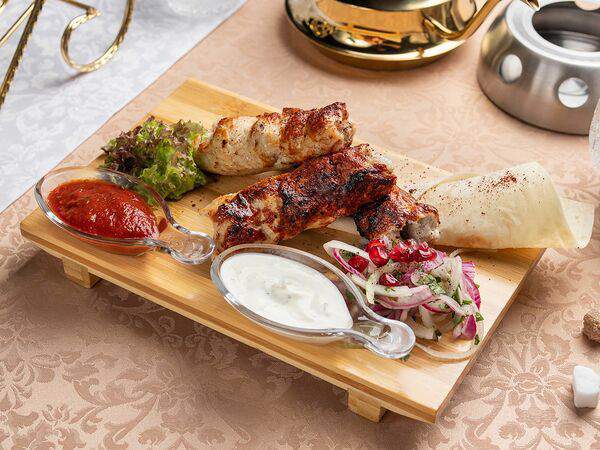 Дубай - Люля-кебаб из филе домашней курочки с грецком орехом