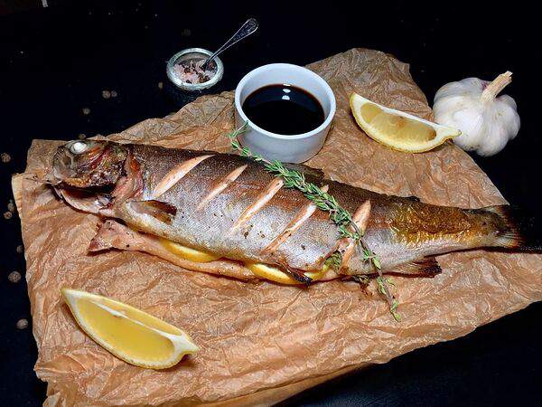 Вкус еды - Речная форель на гриле