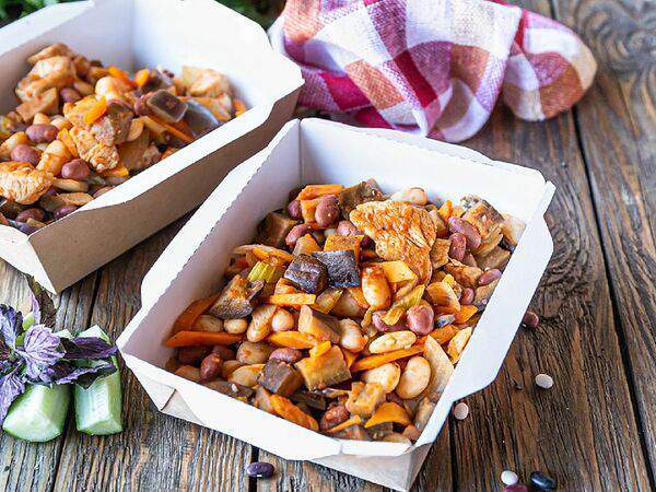 Бар здоровых привычек - Ланч №12 Рагу из индейки с томатным кремом