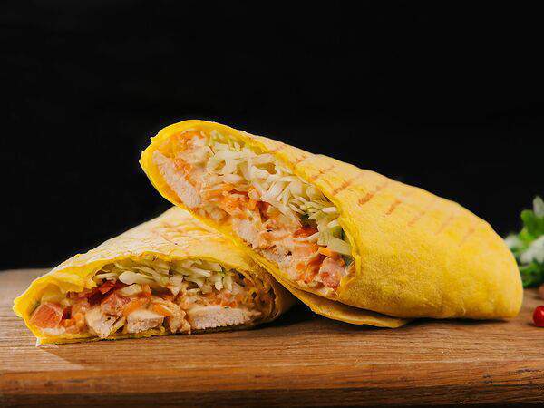 Crash Лаваш - Шаурма из говядины в сырном лаваше