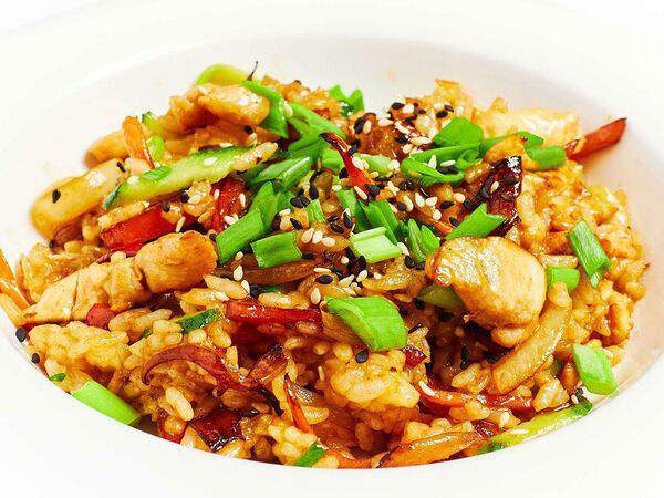 Унга - Рис с курицей