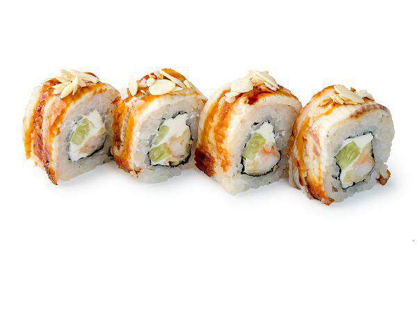 Tutto Bene - Ролл с угрем и тигровой креветкой в темпуре