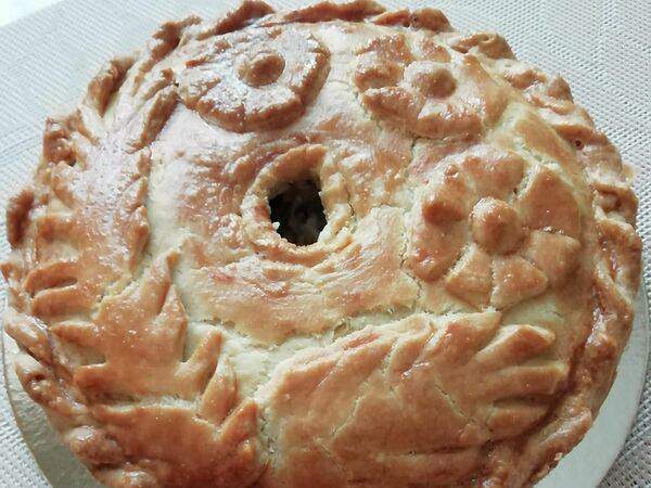 ЭкспертПекарница - Пирог с куриным филе и картофелем