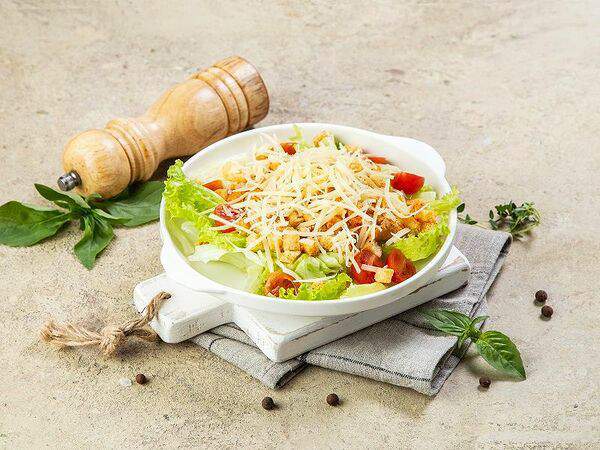 Месье Борщевский - Салат Цезарь с креветками