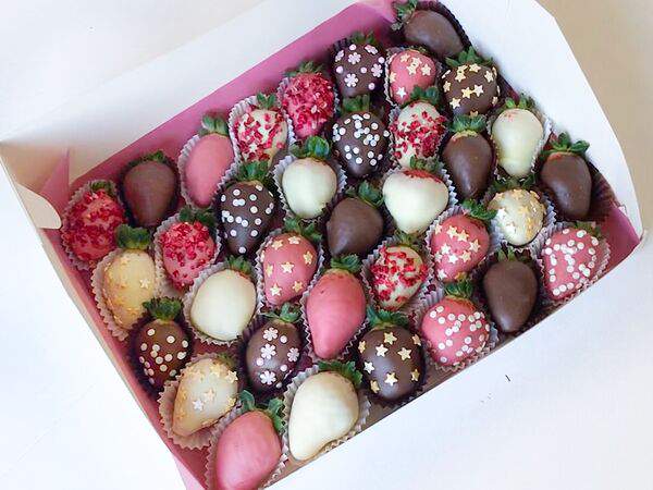 Merci-клубника в шоколаде - Клубничный набор 35