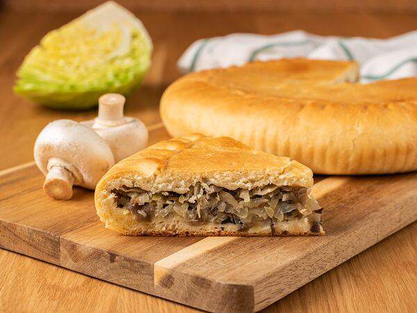 Бахетле - Пирог с капустой и грибами