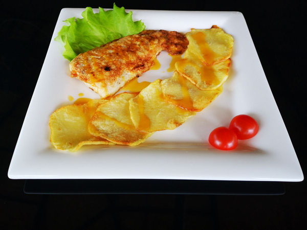 Донжон - Судак в апельсиново-имбирном соусе