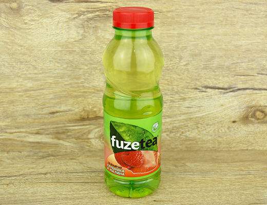 Палки-Скалки - Зеленый чай Fuzetea клубника-малина 0,5 л