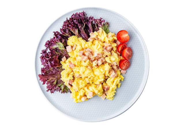 Мандарин - Скрэмбл с ветчиной из индейки