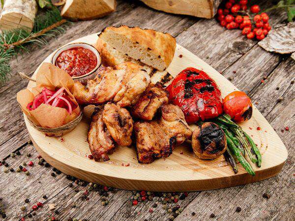 Я ж тебе говорил! - Шашлык из деревенского цыпленка