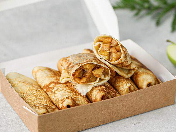 Можно - Блинчики с яблоком и корицей