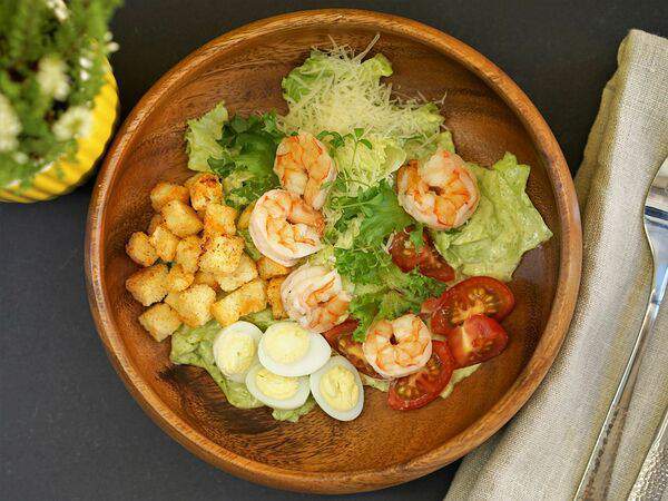 Yellow Cafe - Цезарь с креветками