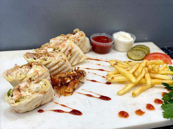 Le kebab - Шаурма на тарелке
