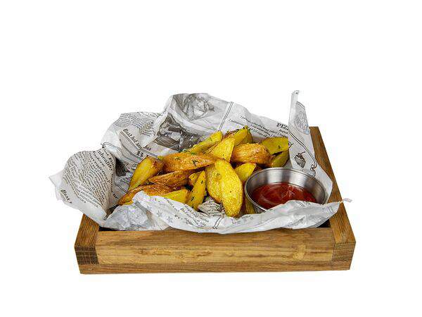 Сытый ниндзя - Картофель айдахо с чесноком