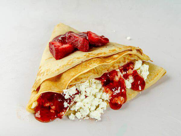 Блинчик - Блинчик с творогом и джемом