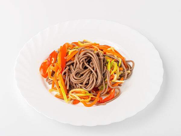 Бахетле - Лапша гречневая с овощами