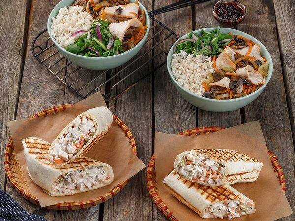 Дед Хо - Набор №13: рис с курицей (2 шт.), шаверма с курицей (2 шт.)