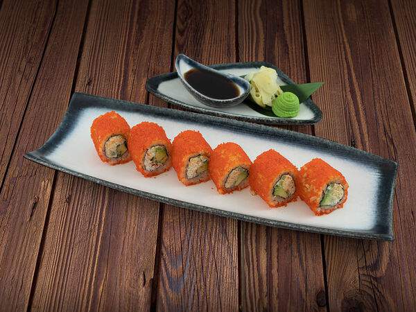 Тук-тук панда - Ролл Калифорния с камчатским крабом