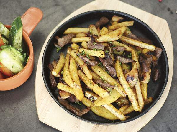 Gold Grot - Жареный картофель с грибами