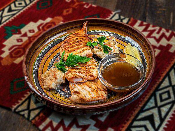 Вински Подрум - Кальмар на гриле с креветками