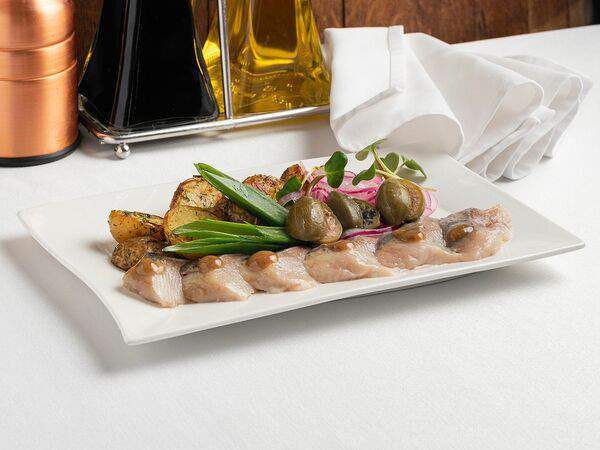 Ресторан Метрополь - Пряная сельдь с картофелем