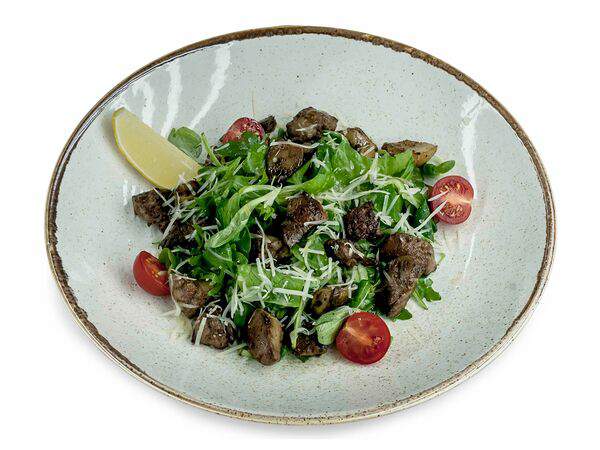 Дядя Пицца - Тёплый салат с куриной печенью