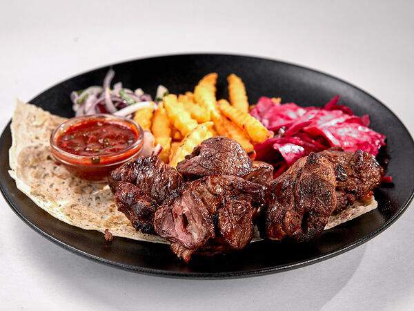 Mangall cafe - Шашлык из мякоти баранины