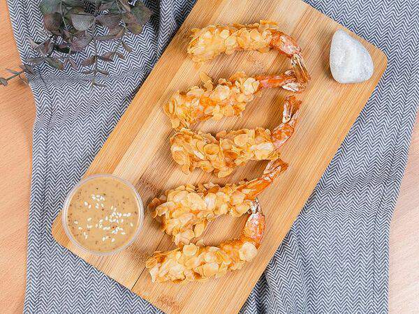 Roll Capone - Креветки в миндале