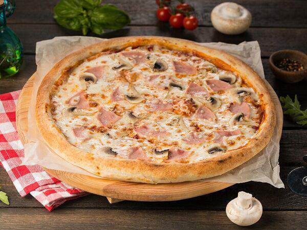 Papa's Pizza - Пицца Ветчина и грибы