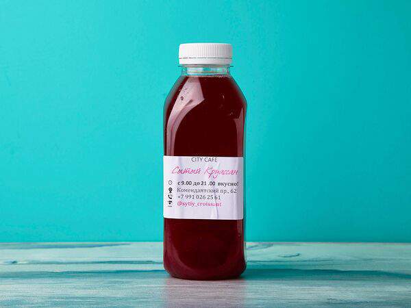 Сытый круассан - Морс Черная смородина